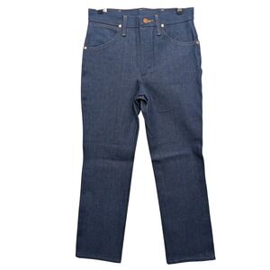NWT Wrangler Cowboy Cut Men 29x30 Indigo 936DEN Slim Fit Rigid Denim Jeans